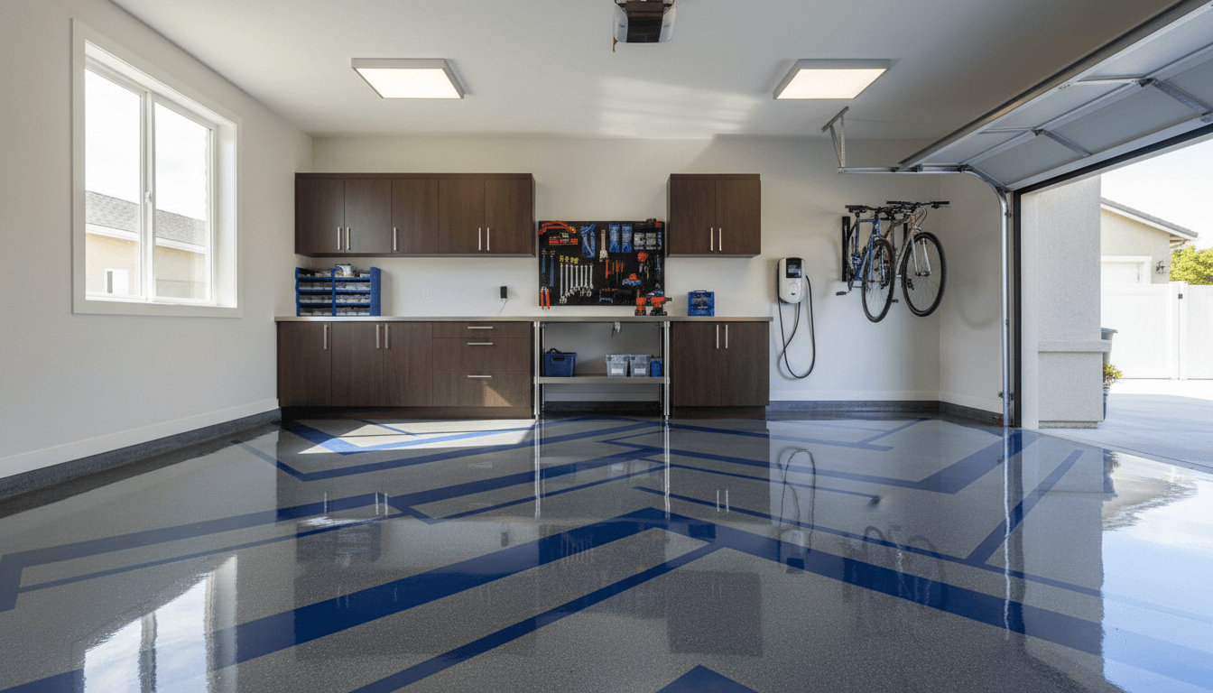 Completed epoxy installation showing professional quality and attention to detail